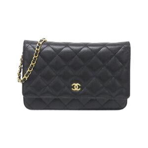 CHANEL Authentic Black Wallet